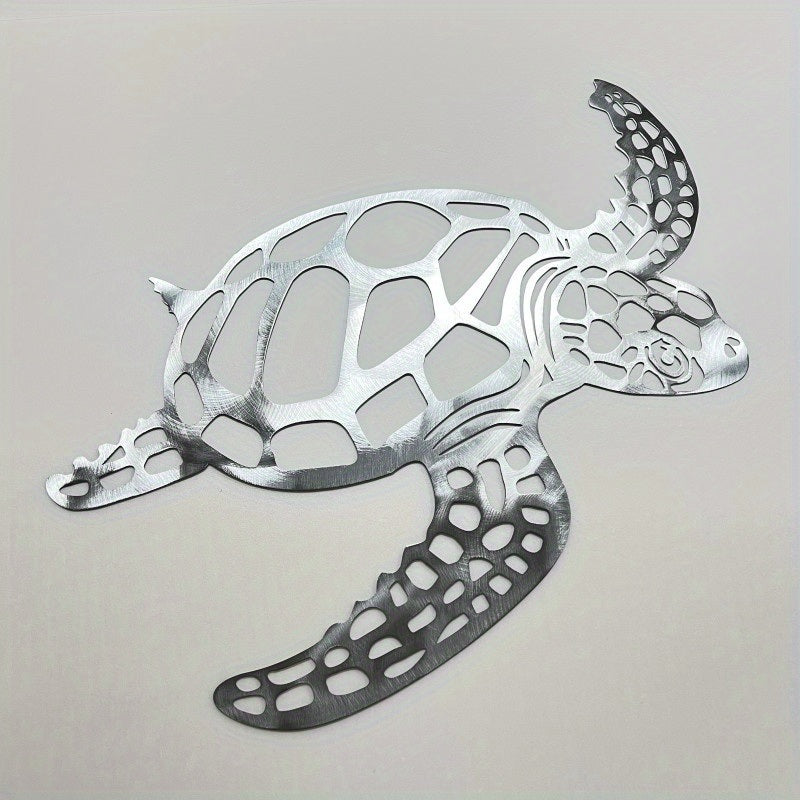 1pc, Metal Sea Turtle Ornament