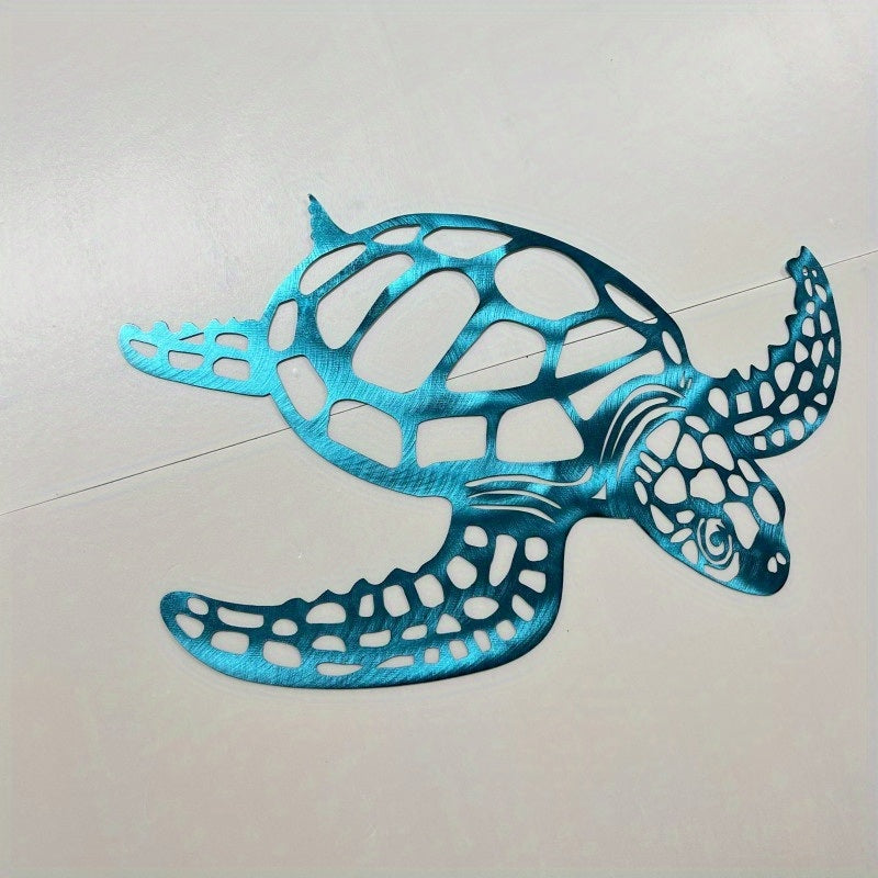 1pc, Metal Sea Turtle Ornament