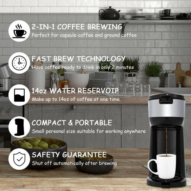 Portable Coffee Maker for Ground Coffee