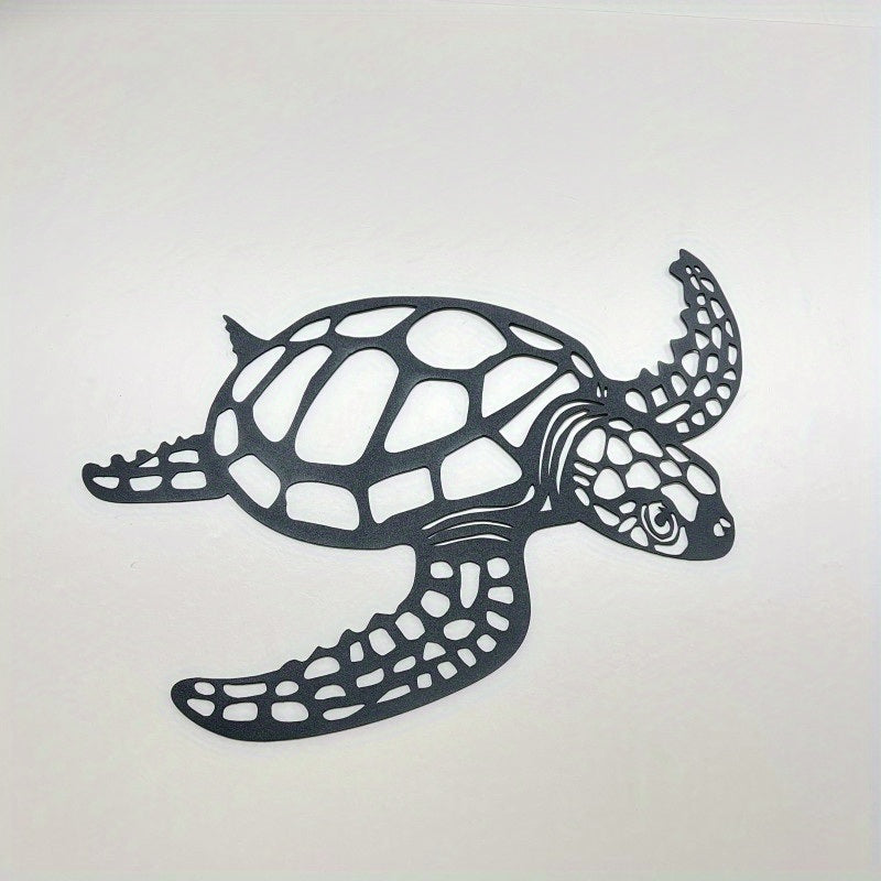 1pc, Metal Sea Turtle Ornament